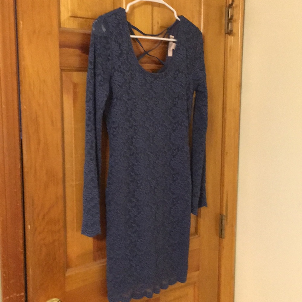 Blue lace Forever 21 dress